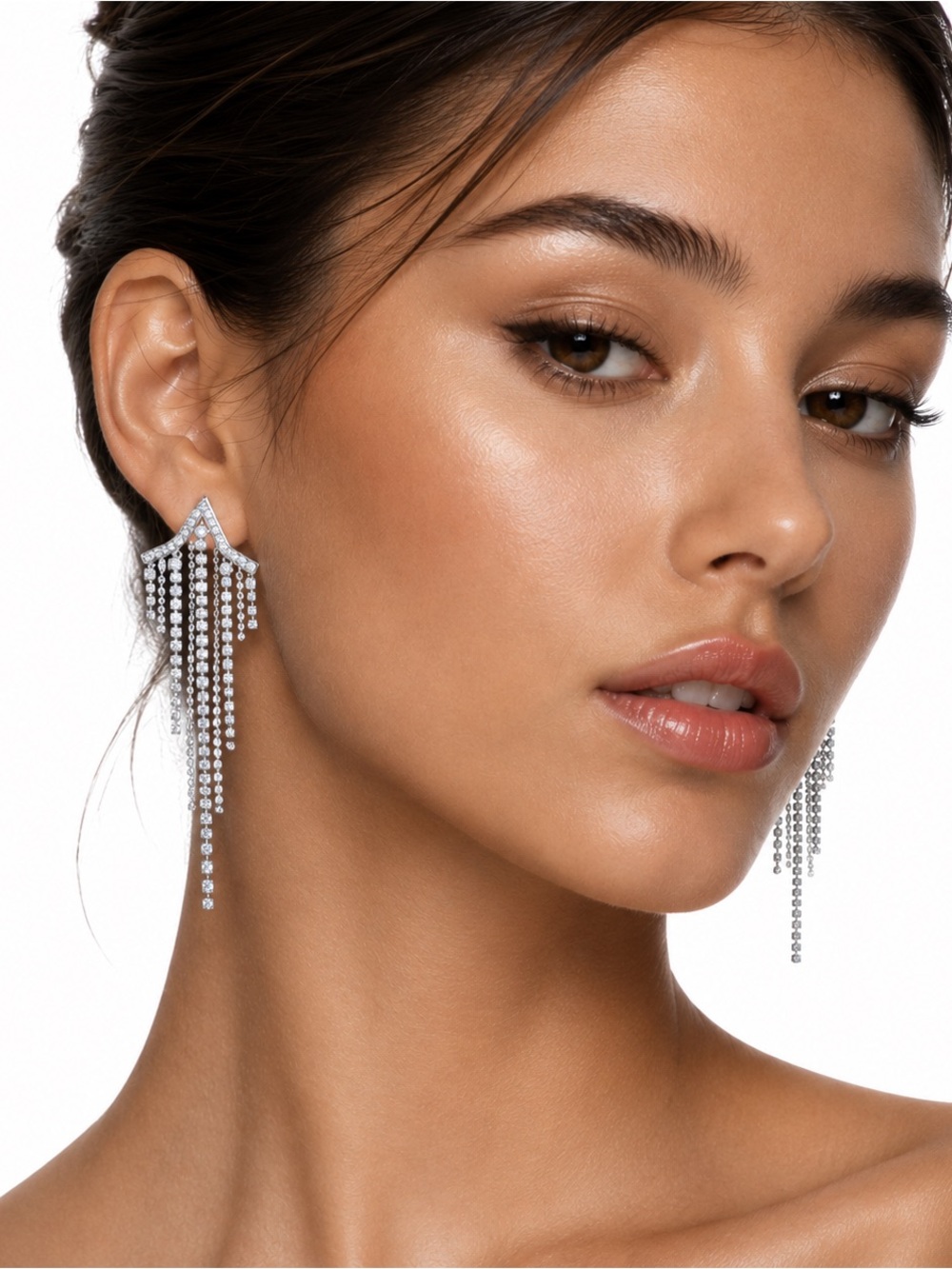 Swarovski star earrings